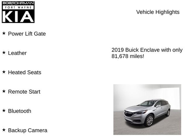 2019 Buick Enclave Essence