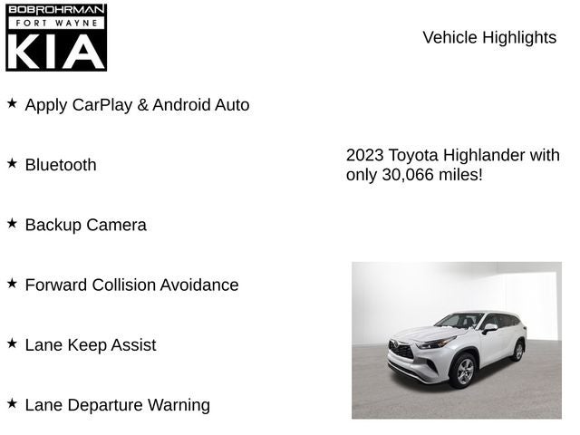 2023 Toyota Highlander L