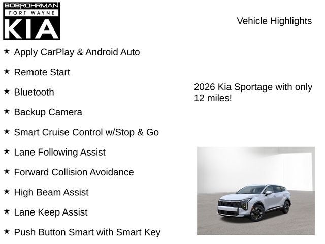 2026 Kia Sportage LX