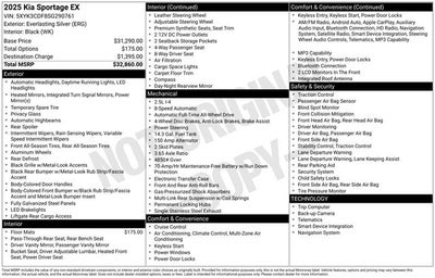 2025 Kia Sportage EX