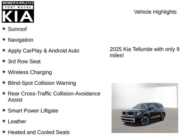 2025 Kia Telluride EX