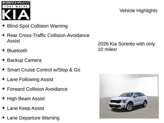 2026 Kia Sorento LX