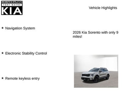 2026 Kia Sorento SX- Prestige X-Line