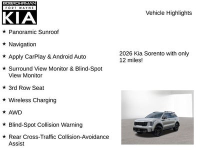 2026 Kia Sorento X-Line SX