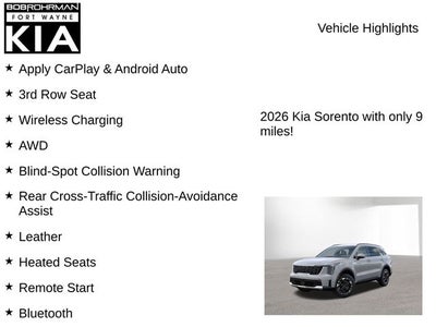 2026 Kia Sorento S