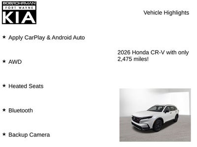 2026 Honda CR-V Hybrid TrailSport