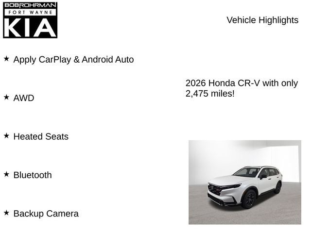 2026 Honda CR-V Hybrid TrailSport