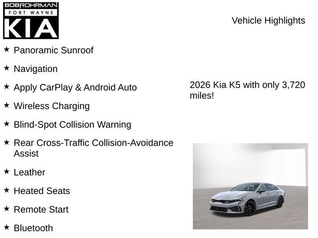 2026 Kia K5 GT-Line Premium