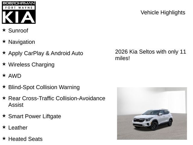 2026 Kia Seltos EX