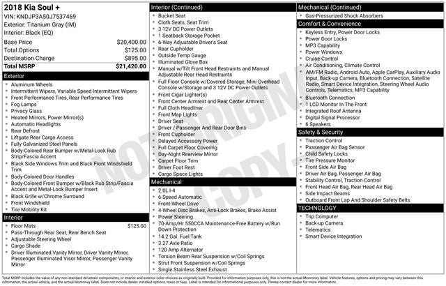 2018 Kia Soul Plus