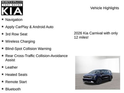 2026 Kia Carnival LXS
