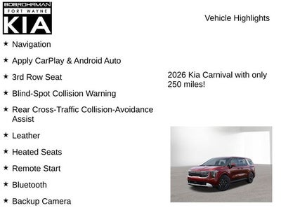 2026 Kia Carnival LXS