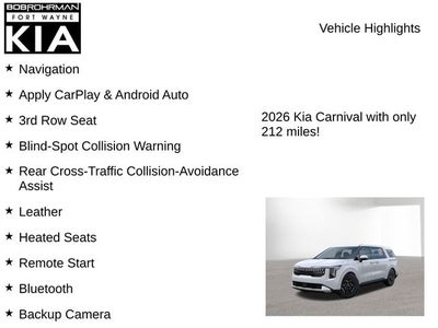 2026 Kia Carnival LXS