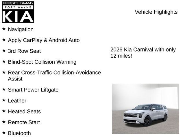 2026 Kia Carnival LXS