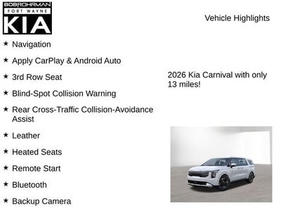 2026 Kia Carnival Hybrid LXS