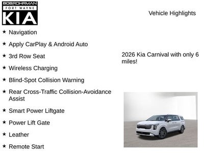 2026 Kia Carnival Hybrid EX