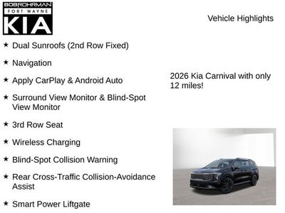 2026 Kia Carnival SX