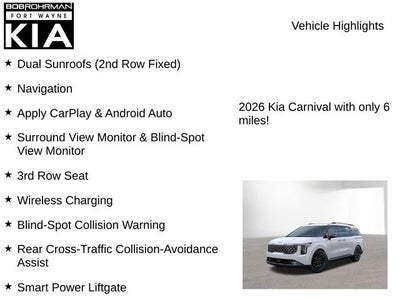 2026 Kia Carnival Hybrid SX Prestige