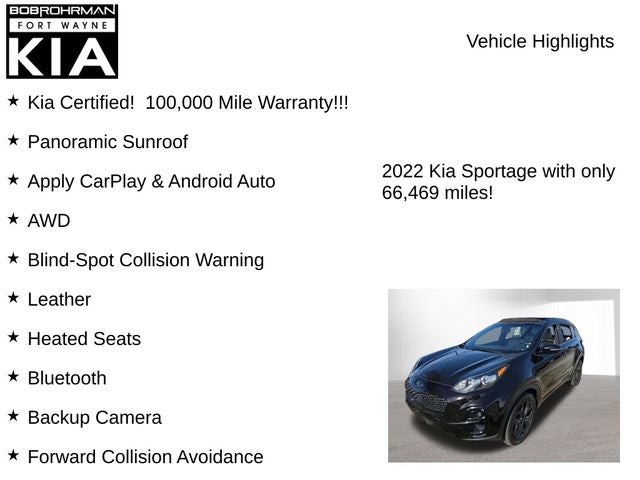 2022 Kia Sportage Nightfall