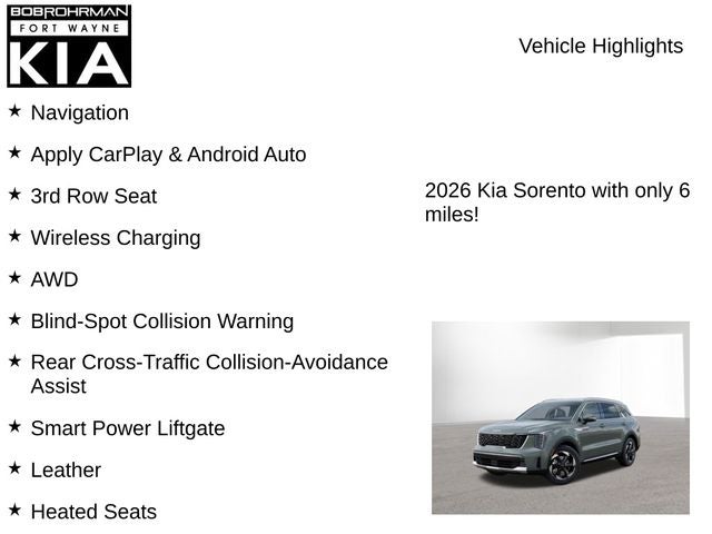 2026 Kia Sorento Hybrid EX