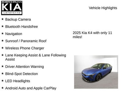 2025 Kia K4 GT-Line