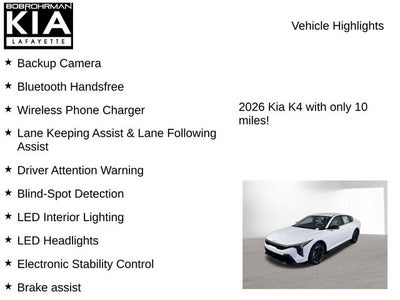 2026 Kia K4 GT-Line