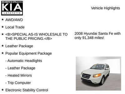 2008 Hyundai Santa Fe Limited