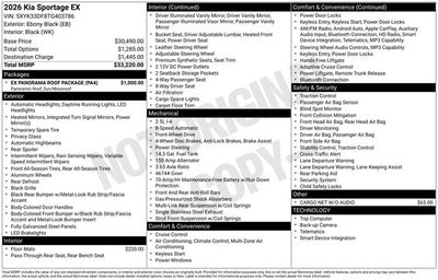 2026 Kia Sportage EX