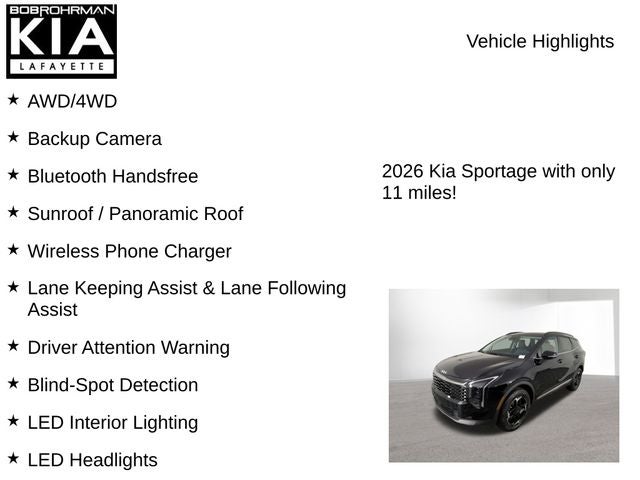 2026 Kia Sportage EX
