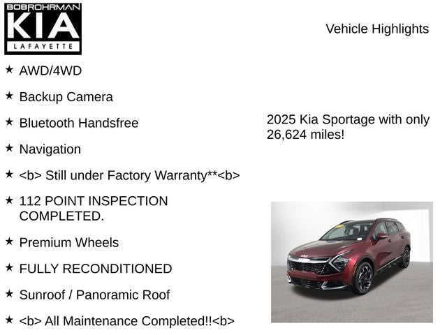 2025 Kia Sportage SX-Prestige