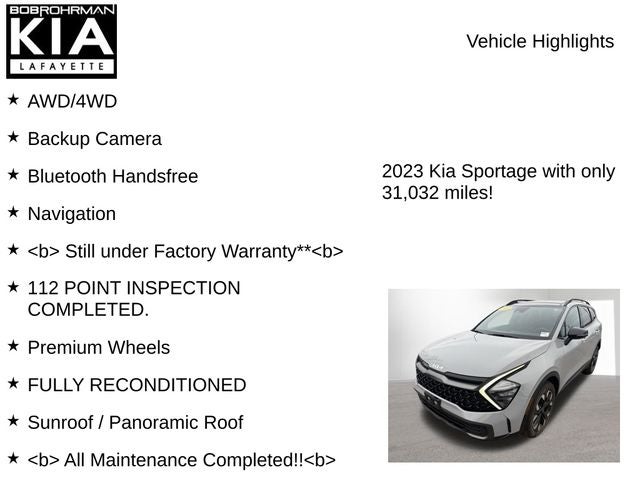 2023 Kia Sportage X-Line