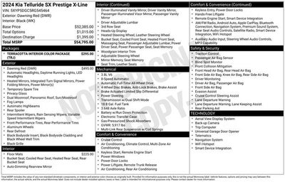 2024 Kia Telluride SX-Prestige X-Line