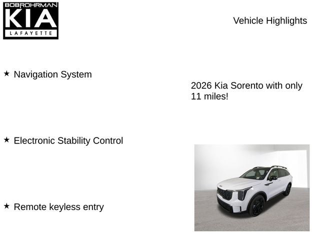 2026 Kia Sorento SX-Prestige X-Line