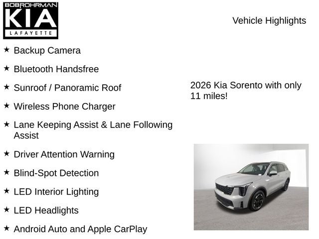 2026 Kia Sorento S