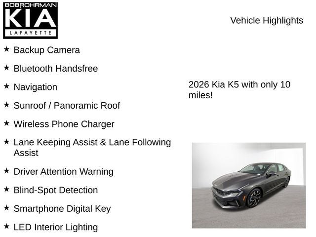 2026 Kia K5 EX
