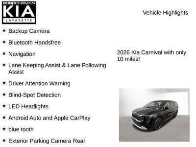 2026 Kia Carnival LXS