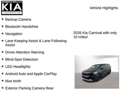 2026 Kia Carnival LXS