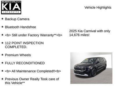 2025 Kia Carnival LXS