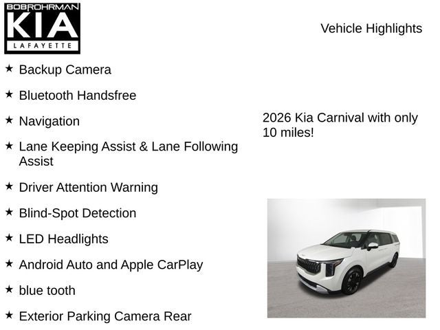 2026 Kia Carnival Hybrid LXS