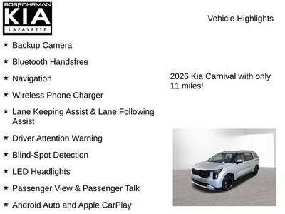 2026 Kia Carnival EX