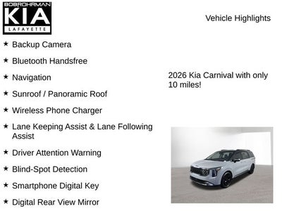 2026 Kia Carnival SX Prestige