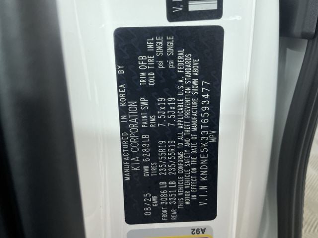 2026 Kia Carnival SX