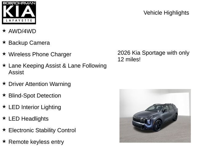 2026 Kia Sportage Hybrid X-Line