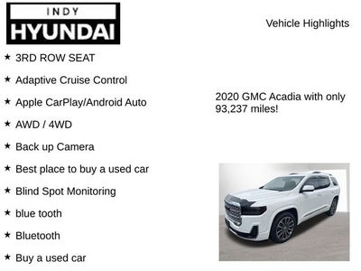 2020 GMC Acadia Denali