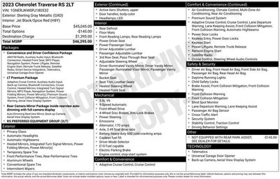 2023 Chevrolet Traverse RS