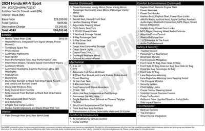 2024 Honda HR-V Sport