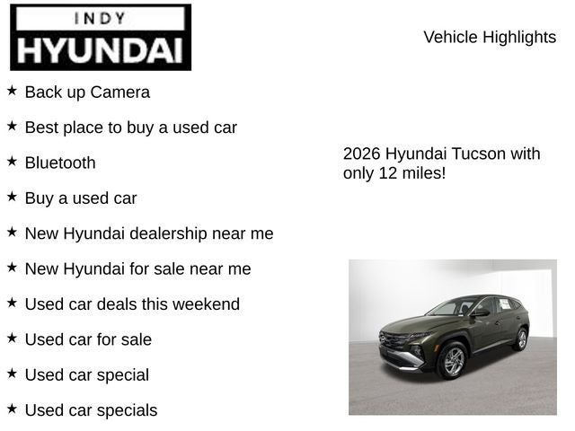 2026 Hyundai Tucson SE