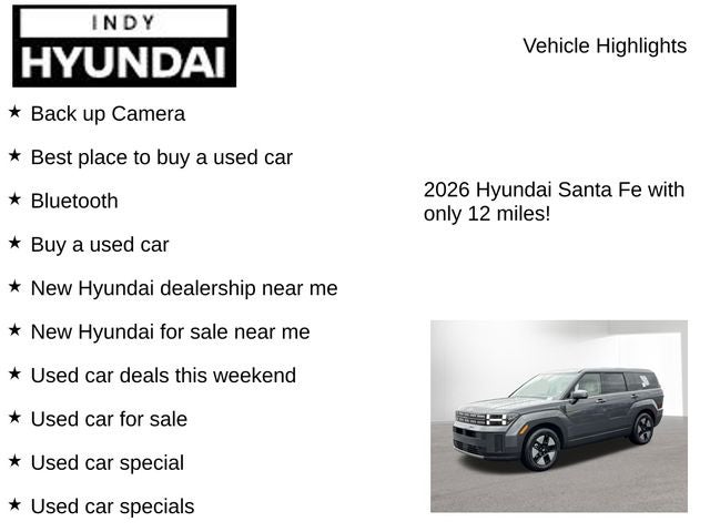 2026 Hyundai Santa Fe Hybrid SE