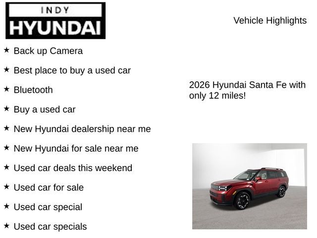 2026 Hyundai Santa Fe SEL