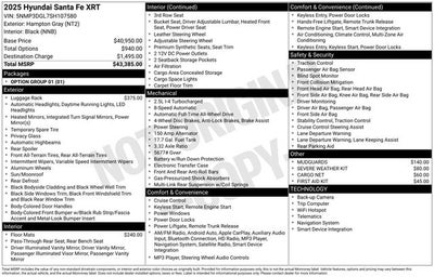 2025 Hyundai Santa Fe XRT